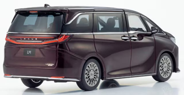 KS03924SA KYOSHO 1:43 Lexus LM 500h (Sonic Agate, 6-Seater Solis White)