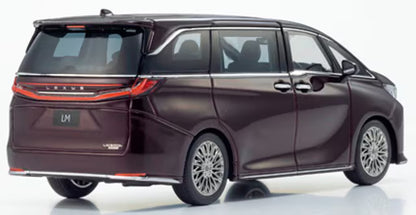 KS03924SA KYOSHO 1:43 Lexus LM 500h (Sonic Agate, 6-Seater Solis White)