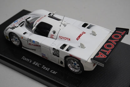 1:43 EBBRO 43789 Toyota Tom's 88C Test Car White model car