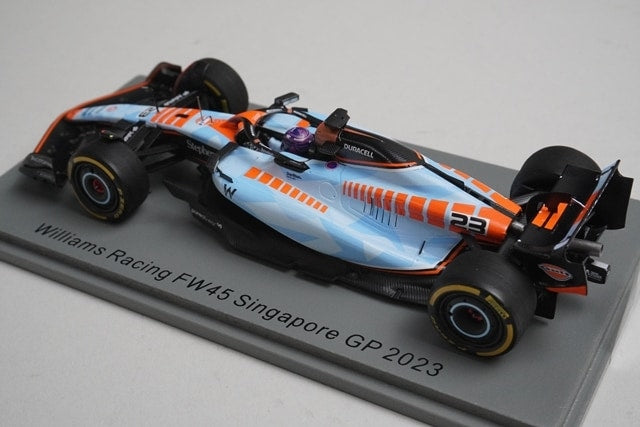 1:43 Spark S8930 Williams Racing FW45 Singapore GP 2023 #23