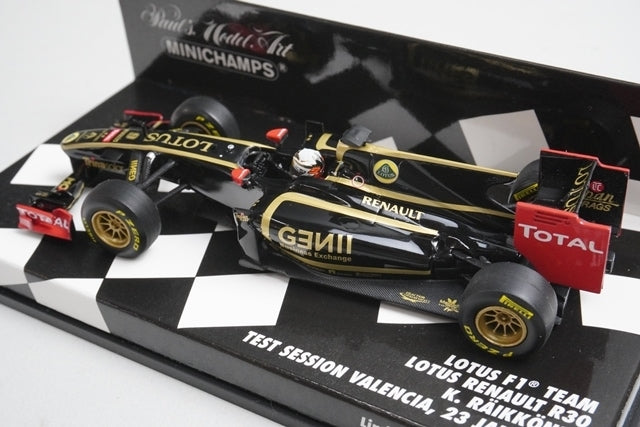 1:43 MINICHAMPS 410120179 Lotus F1 Team Renault R30 Valencia 2012 #9 model car