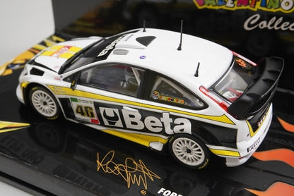 1:43 MINICHAMPS 400088946 Ford Focus RC WRC 'BETA' Monza Rally 2008 #46 model car