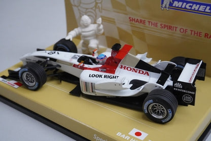 1:43 MINICHAMPS MICHELIN BAR HONDA 006 #10 Takuma Sato model car