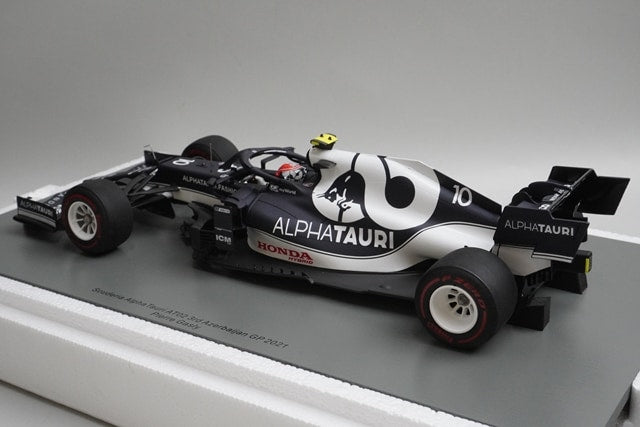 1:18 Spark 18S591 AlphaTauri Honda AT02 Azerbaijan GP 3rd 2021 #10 P.Gasly model car