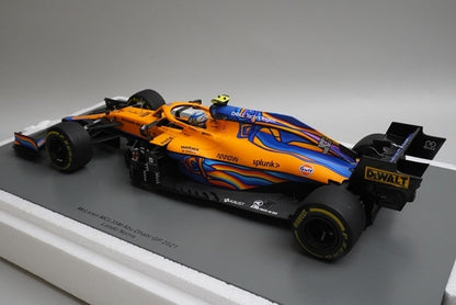 1:18 Spark 18S608 McLaren MCL35M Abu Dhabi GP 2021 #4 L.Norris model car
