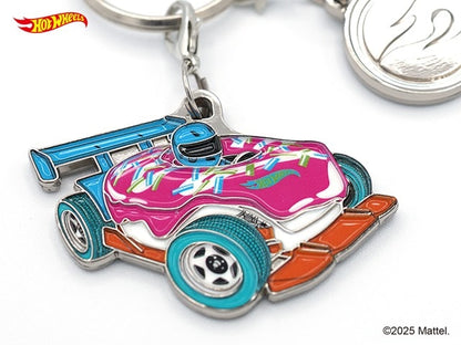 HWU87906 Hot Wheels Keychain DONUT DRIFTER Size: W4.5cm, Material: Zinc alloy, iron