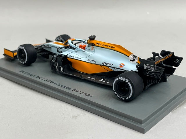 1:43 Spark S7678 McLaren MCL35M MonacoGP 2021 #3 D. Ricciardo model car