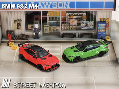 SW Street Weapon 1:64 BMW G82 M4 Wide-Body Modified Car Toronto Red