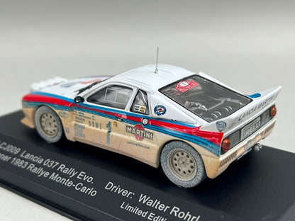 1:43 ixo LCJ009 Lancia 037 Rally Evo Monte Carlo Rally 1983 #1 W. Roll model car