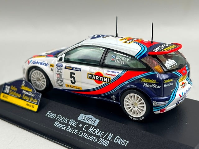 1:43 VITESSE SKW018 Ford Focus WRC CATALUNYA Rally 2000 #5 C. McRae N. Grist model car