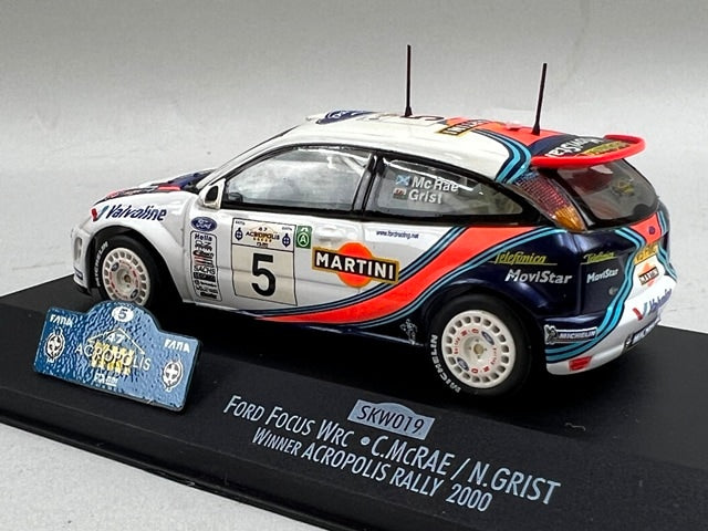 1:43 VITESSE SKW019 Ford Focus WRC ACROPOLIS Rally 2000 #5 C. McRae N. Grist model car