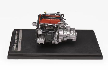 M90118 MOTORHELIX 1:18 Mitsubishi Lancer Evolution 4G63T Engine model car