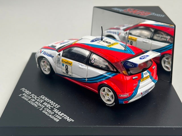 1:43 VITESSE SKM99035 Ford Focus WRC Martini MONTE CARLO Rally 1999 #8 S. Jean-Joseph F. Gallagher model car