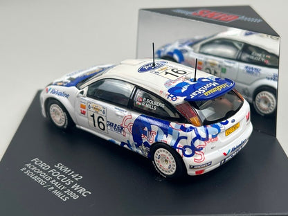 1:43 VITESSE SKM142 Ford Focus WRC ACROPOLIS Rally 2000 #16 P. Solberg P. Mills model car