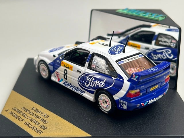 1:43 VITESSE V98133 Ford Escort WRC SAFARI Rally KENYA 1998 #8 A. Vatanen F. Gallagher model car