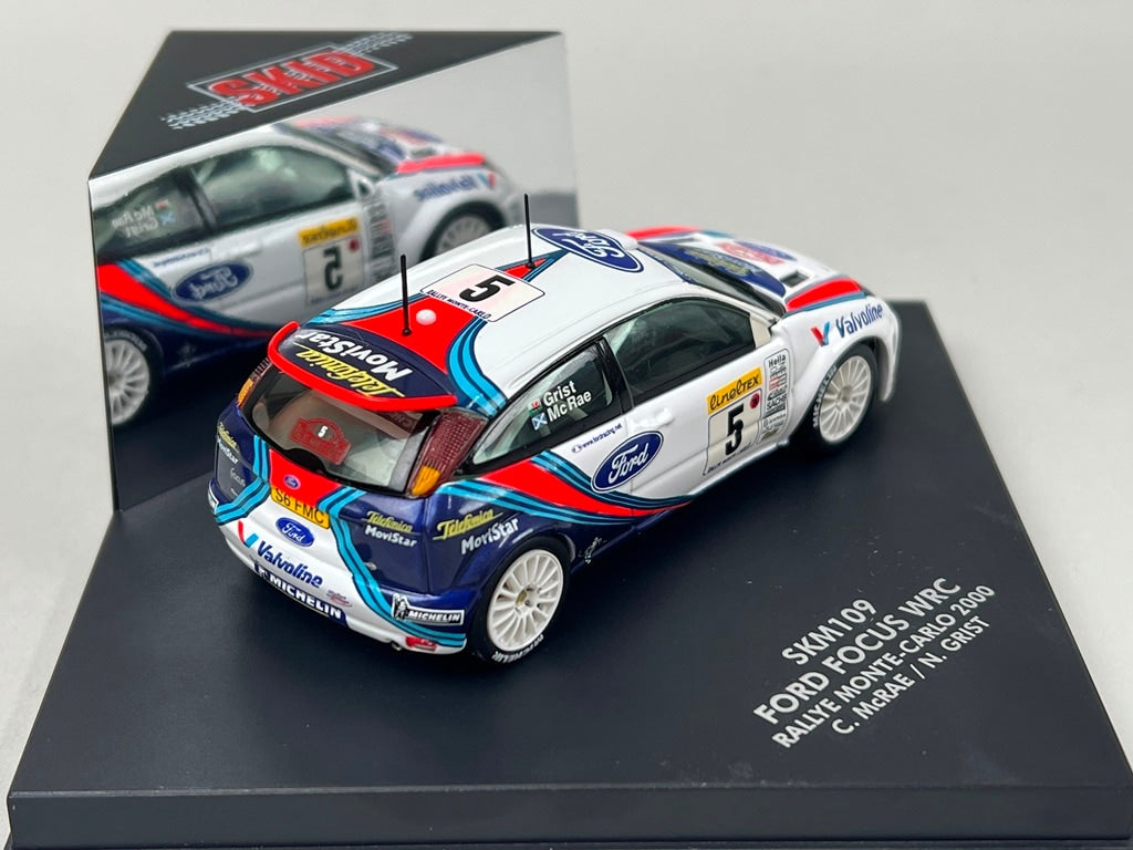 1:43 VITESSE SKM109 Ford Focus WRC MONTE CARLO Rally 2000 #5 C. McRae N. Grist model car