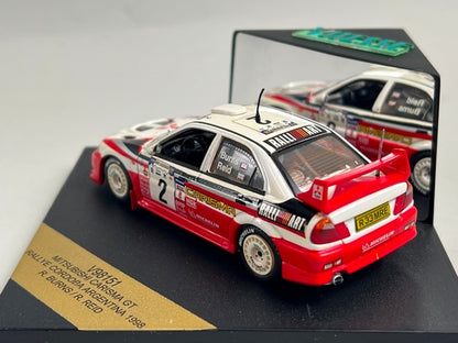 1:43 VITESSE V98151 Mitsubishi Carisma GT CORDOBA ARGENTINA Rally 1998 #2 R. Burns R. Reid model car