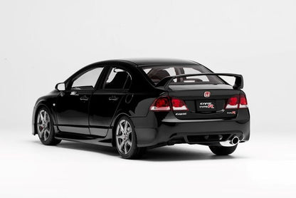 M85406 MOTORHELIX 1:18 Honda Civic Type R 2007 Facelift Crystal Black model car