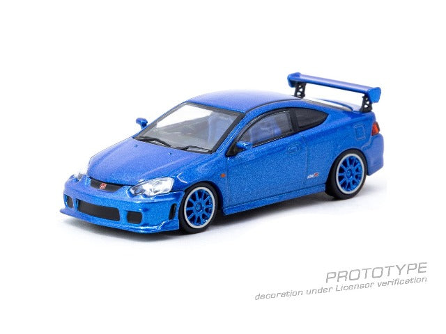 T64R-TL022-BL Tarmac Works 1:64 Honda Integra TYPE R DC5 Custom Blue Metallic modelk car