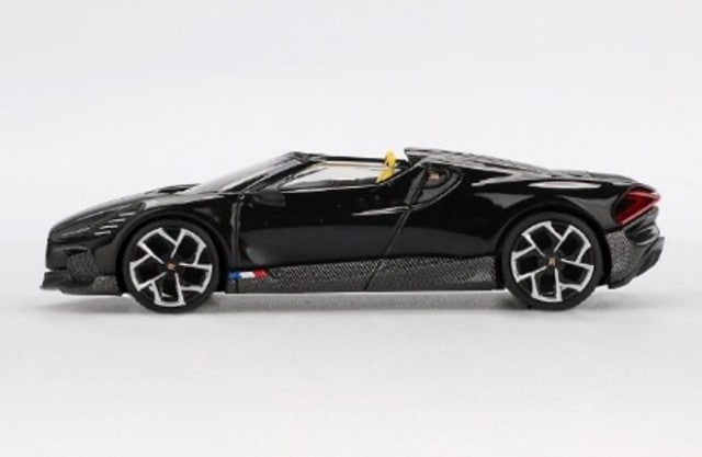 [ Pre-order ] MGT01058-L TSM MINI-GT 1:64 Bugatti W16 Mistral Black (Left-hand drive)