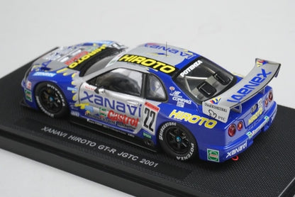 1:43 EBBRO P419 Nissan Xanavi Hiroto GT-R JGTC 2001 #22 model car