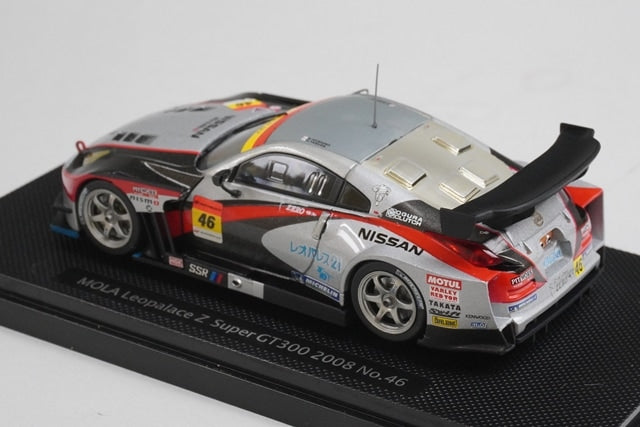 1:43 EBBRO 44117 Nissan Mora Leopalace Z Super GT300 2008 #46 model car