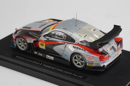 1:43 EBBRO 44117 Nissan Mora Leopalace Z Super GT300 2008 #46 model car