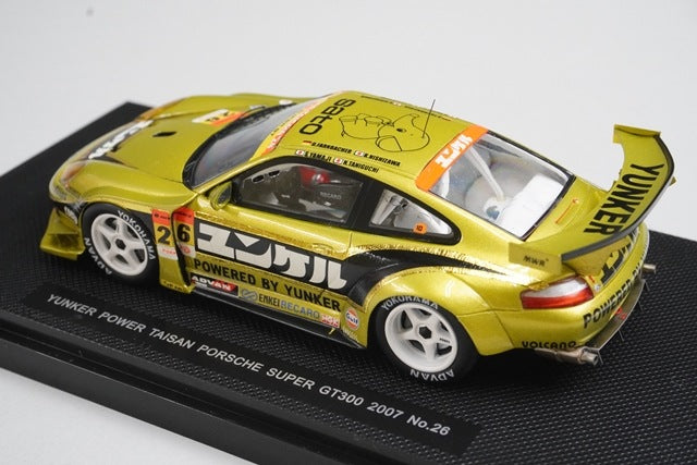 1:43 EBBRO 43965 YUNKER POWER TAISAN PORSCHE SUPER GT300 2007 #26 model car
