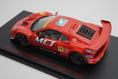 1:43 EBBRO 43744 Redline Ferrari Jim Gainer Dunlop Super GT 2005 #11 model car