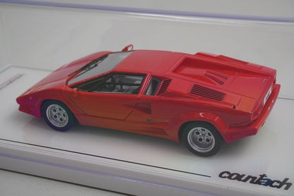 1:43 TSM Model TSM430658 Lamborghini Countach 25th Anniversary Rosso model car