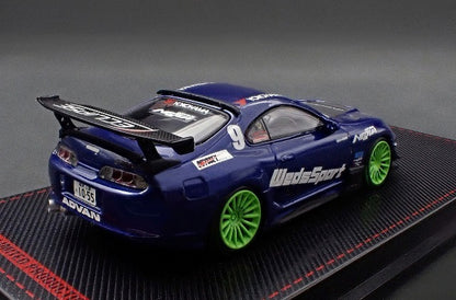 [ Pre-order ] IG3843 ignition model 1:64 Toyota Supra (JZA80) RZ Blue Metallic