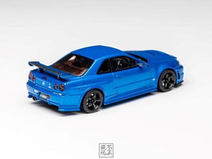 [ Pre-order ] Cars' Lounge 1:64 Nissan Skyline GT-R R34 NISMO Z-TUNE Bayside Blue