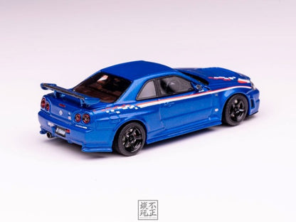 [ Pre-order ] Cars' Lounge 1:64 Nissan Skyline GT-R R34 NISMO Z-TUNE Nismo Edition Bayside Blue