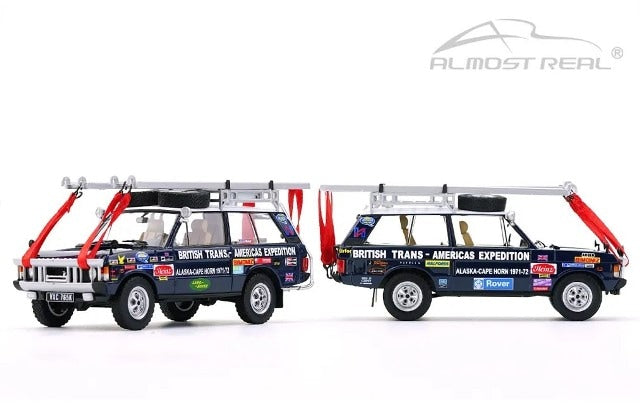 410100 Almost Real Model 1:43 Land Rover The British Trans-Americas Expedition Edition 1971-1972-868K&765k Set of 2