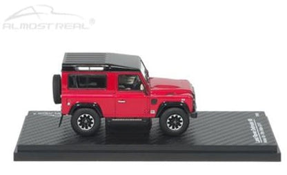 410215 Almost Real Model 1:43 Land Rover Defender 90 Works V8 70th Edition - 2017 Red