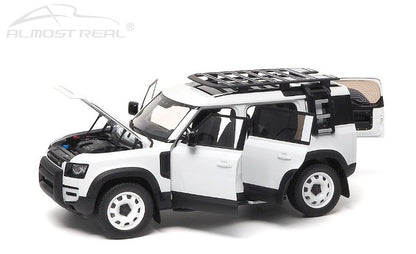 810809 Almost Real Model 1:18 Land Rover Defender 110 - 2023 - 30th Anniversary Edition Fuji White