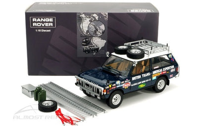 810109 Almost Real Model 1:18 Range Rover "The British Trans-Americas Expedition" Edition 1971-1972 (765K)