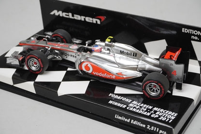 1:43 MINICHAMPS 530114314 Vodafone McLaren Mercedes MP4-26 Canadian GP 2011 #4 model car