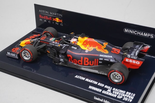 1:43 MINICHAMPS 410191133 Aston Martin Red Bull Racing RB15 German GP 2019 #33 M. Verstappen model car