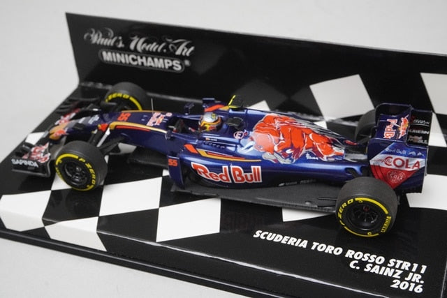 1:43 MINCHAMPS 417160055 Scuderia Toro Rosso STR11 2016 #55 C. Sainz Jr. model car