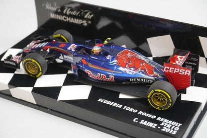 1:43 MINICHAMPS 417150055 Scuderia Toro Rosso Renault STR10 2015 #55 C.Sainz Jr. model car