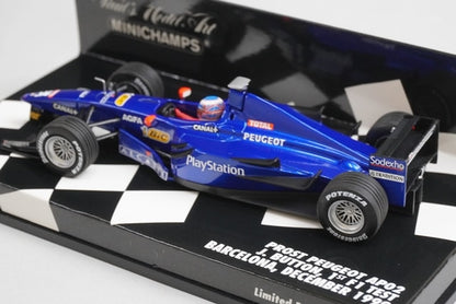 1:43 MINICHAMPS 400990119 Prost Peugeot AP02 F1 Barcelona 1999 J.Button model car