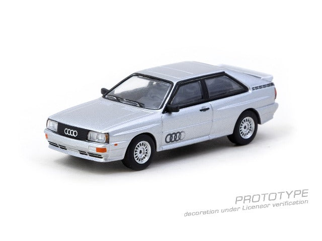 [ Pre-order ] T64S-025-SL Tarmac Works 1:64 Audi Quattro Silver
