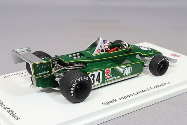 [ Back-order ] Spark HRCS005 1:43 Honda F2 1980 Ralt HR6/80 Debut Race HONDA RA206E N. Mansell Nigel Mansell #34
