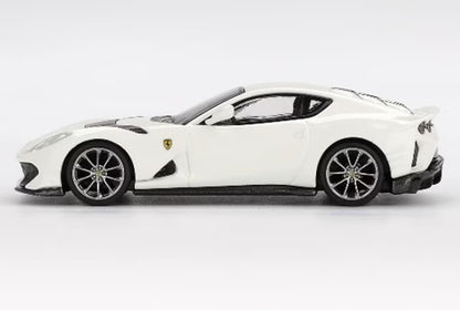 BBRFER64010 BBR 1:64 Ferrari 812 Competition Bianco Avus model car