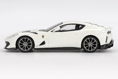 [ Pre-order ] BBRFER64010 BBR 1:64 Ferrari 812 Competition Bianco Avus