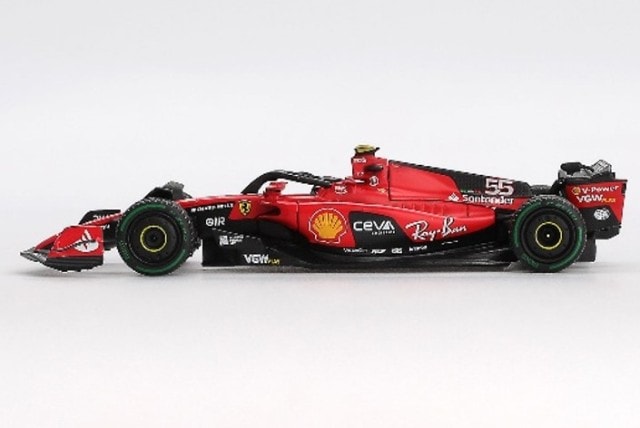 [ Pre-order ] BBRFER64023 BBR 1:64 Ferrari SF23 2023 #55 Monaco Grand Prix Monaco GP C. Sainz Jr.