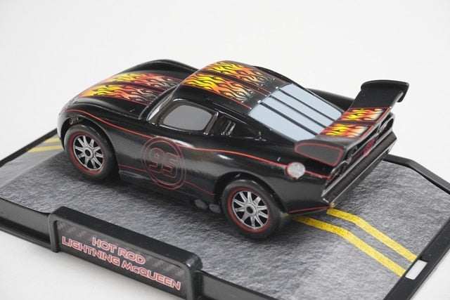 Disney Store Cars Hot Rod Lightning McQueen model car