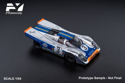 [ Pre-order ] FY64099 Finclassically 1:64 917K #3 Silver Winner 12h Sebring 1971 Elford Larrousse