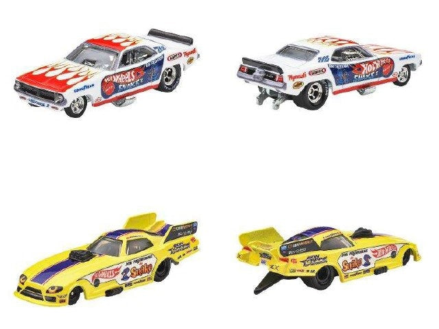 JBL01-9866 Hot Wheels Premium 2-Pack '72 Plymouth Cuda FC /Rob-n-Pinks
